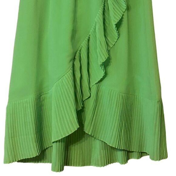 NWT J. Crew Green Tulip Hem Skirt with Pleated Ruffle Size Small S 📦 - Picture 9 of 13